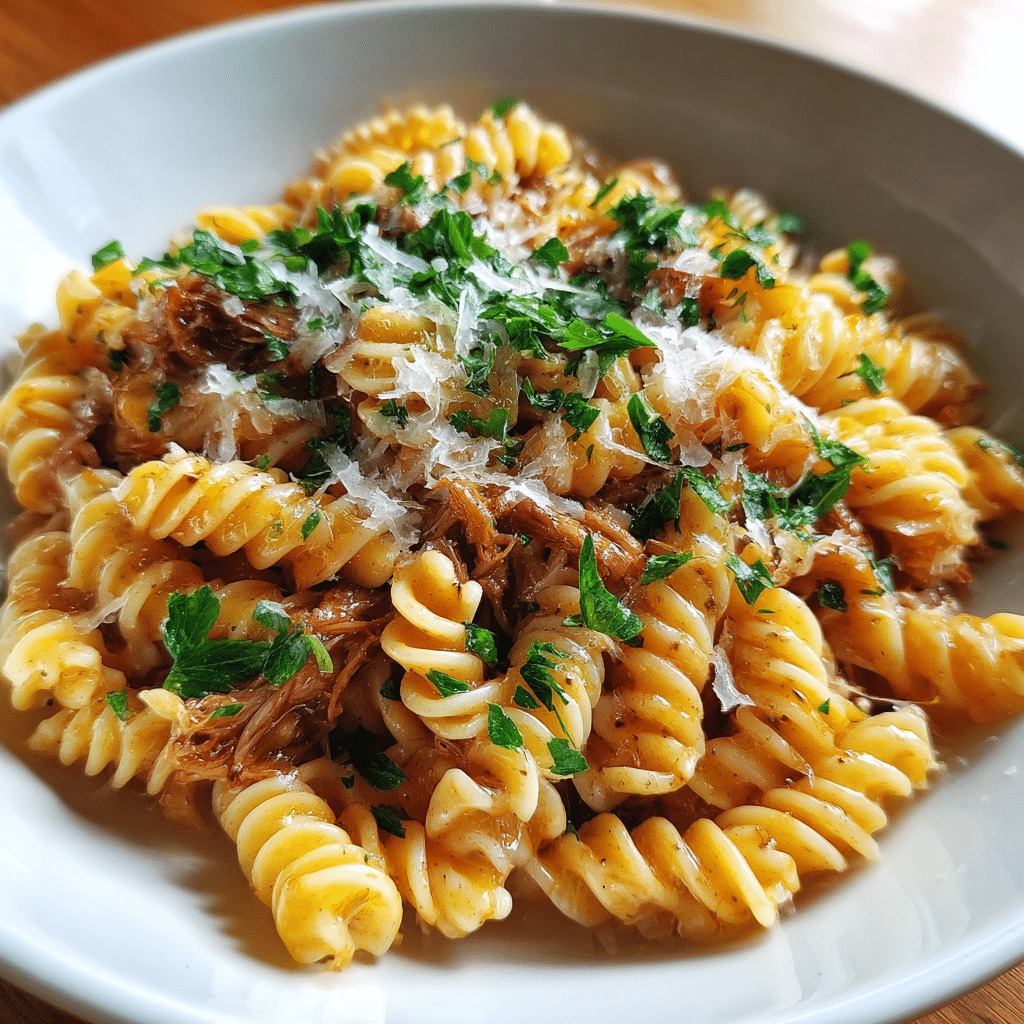 French Onion Pasta