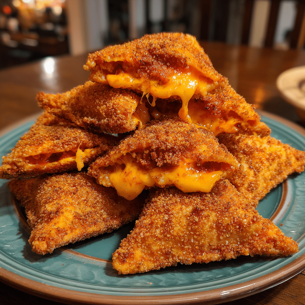 Fried Cheese Stuffed Doritos