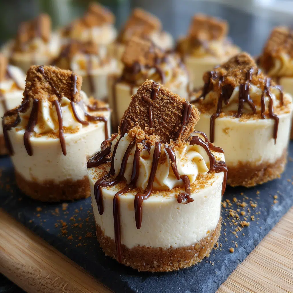 Mini Biscoff Cheesecakes