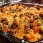 Homemade Cheesy Beef & Vegetable Casserole