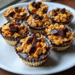 No Bake Peanut Butter Granola Cups
