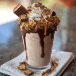 Peanut Butter Frozen Hot Chocolate