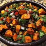Roasted Sweet Potato Black Bean Salad