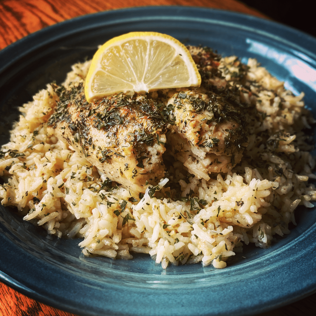 Lemon Herb Chicken and Rice