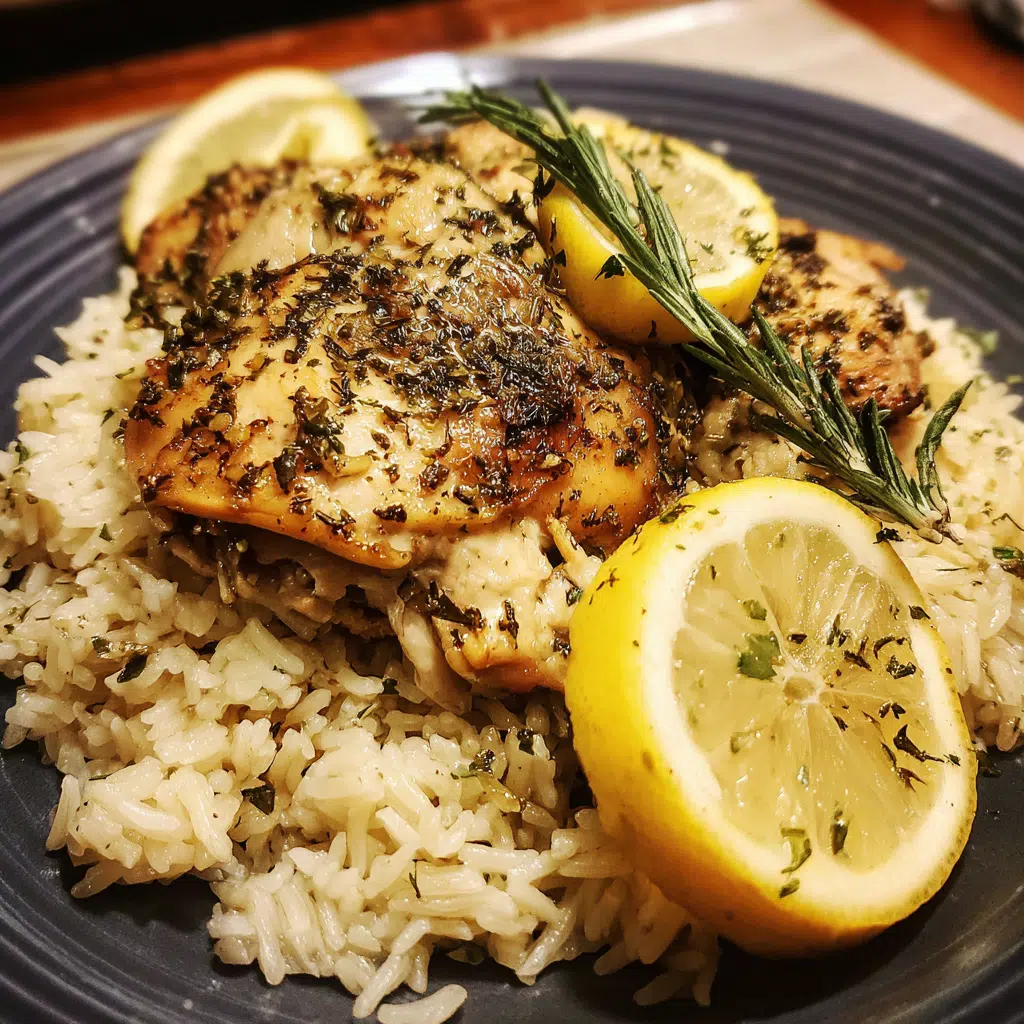 Lemon Herb Chicken and Rice