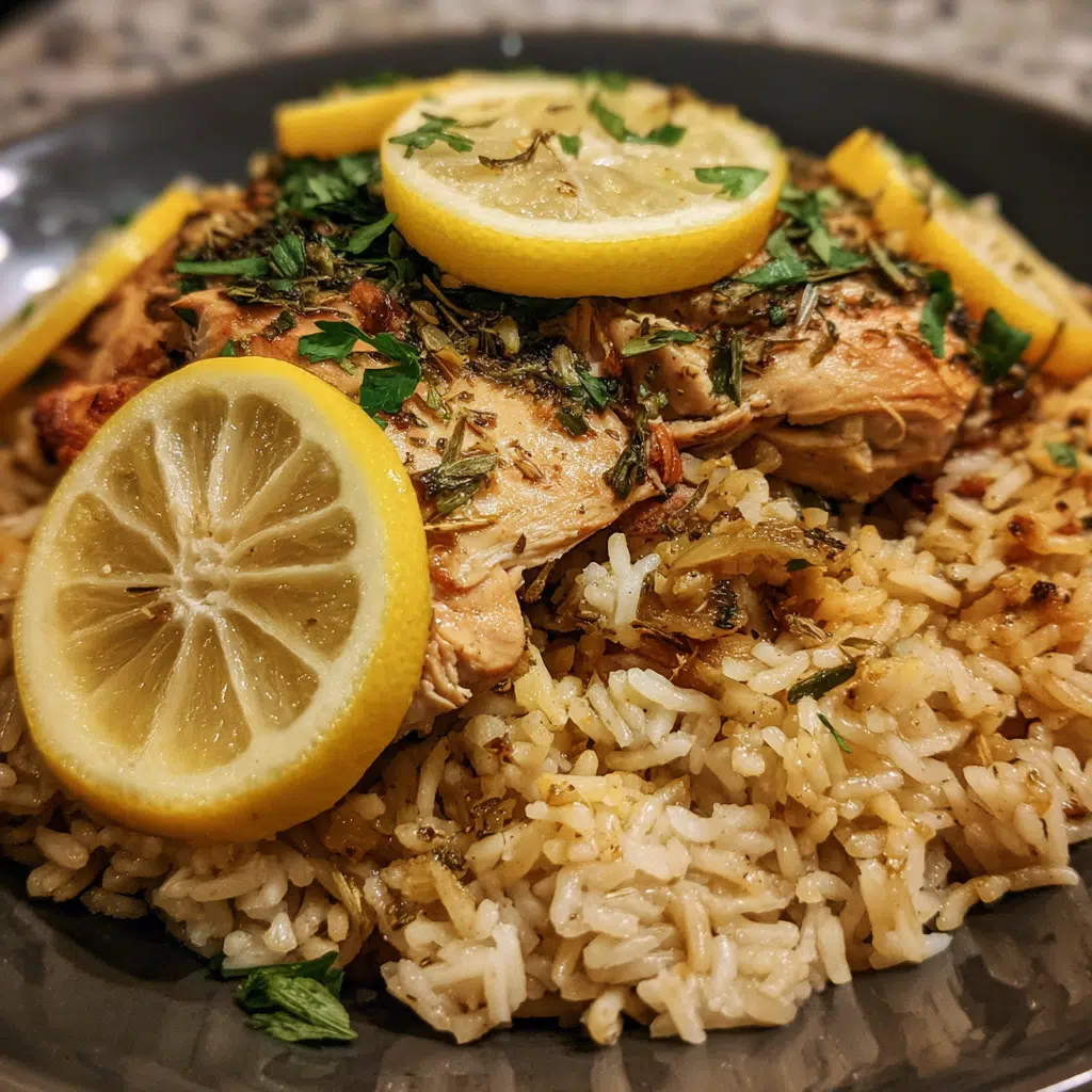 Lemon Herb Chicken and Rice