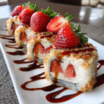 Strawberry Shortcake Cheesecake Sushi