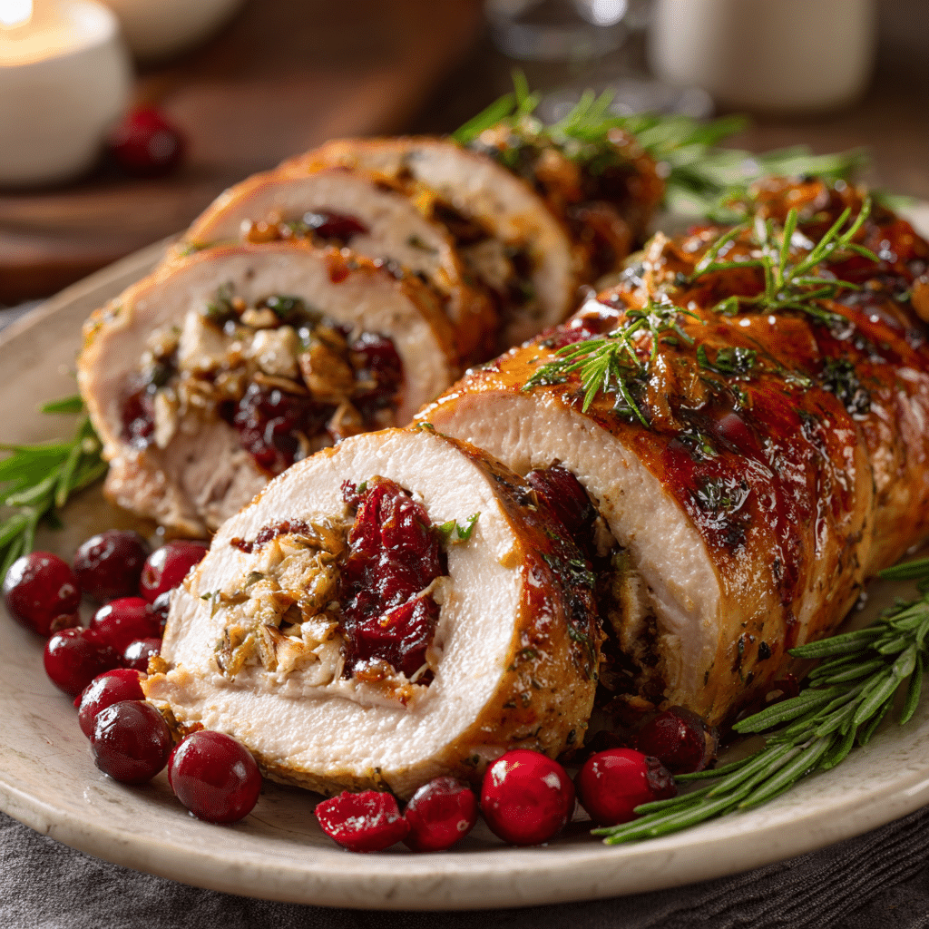 Cranberry-Stuffed Turkey
