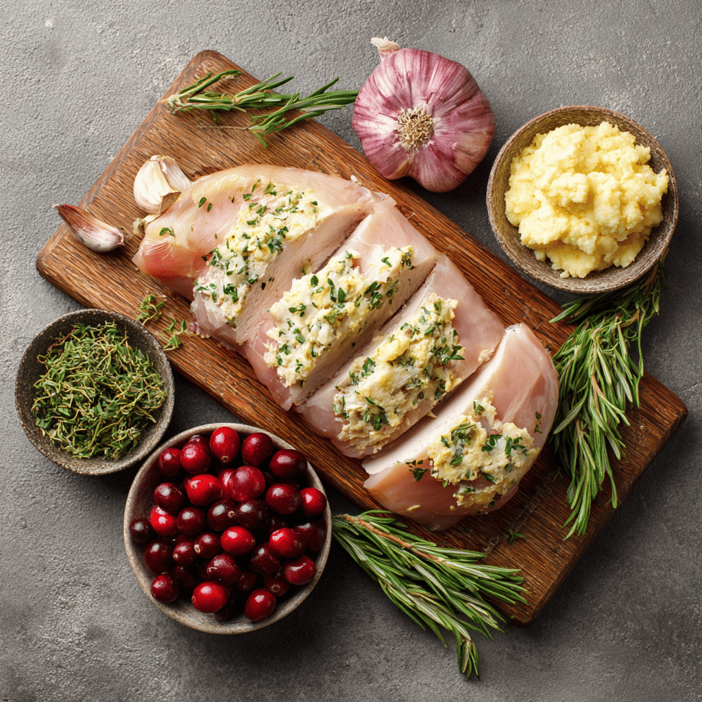Cranberry-Stuffed Turkey
