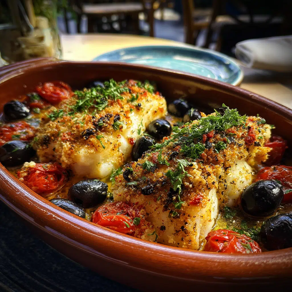Mediterranean Baked Cod