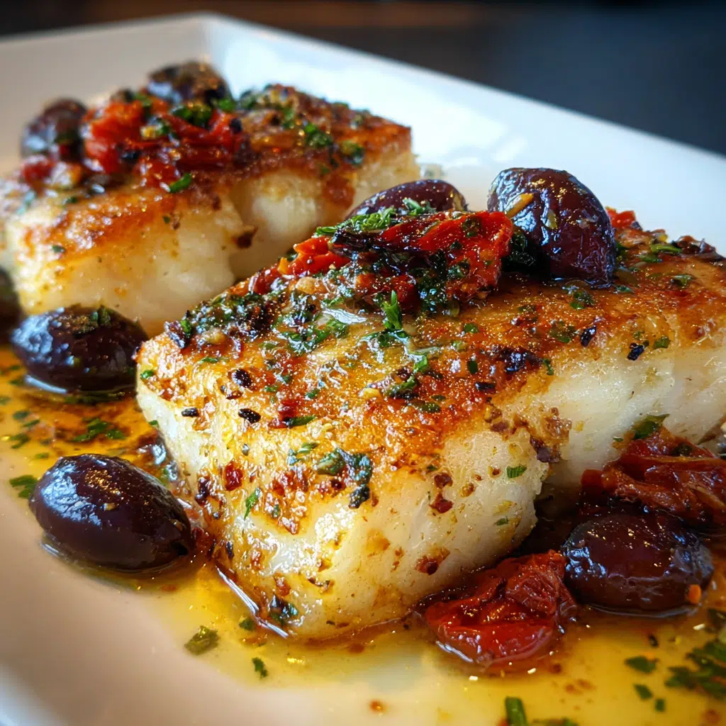 Mediterranean Baked Cod