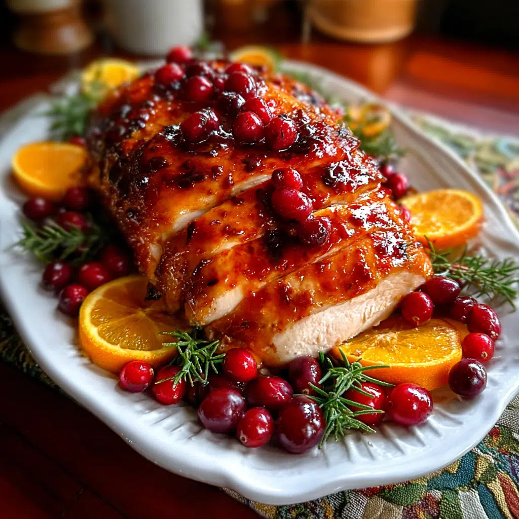 Cranberry Orange Glazed Turkey