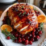 Cranberry Orange Glazed Turkey