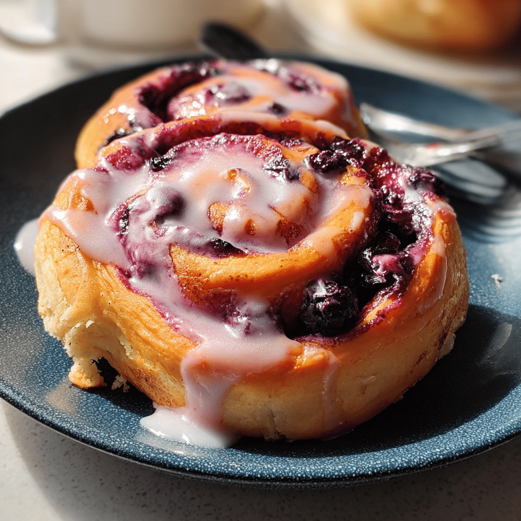 Blueberry Cinnamon Rolls