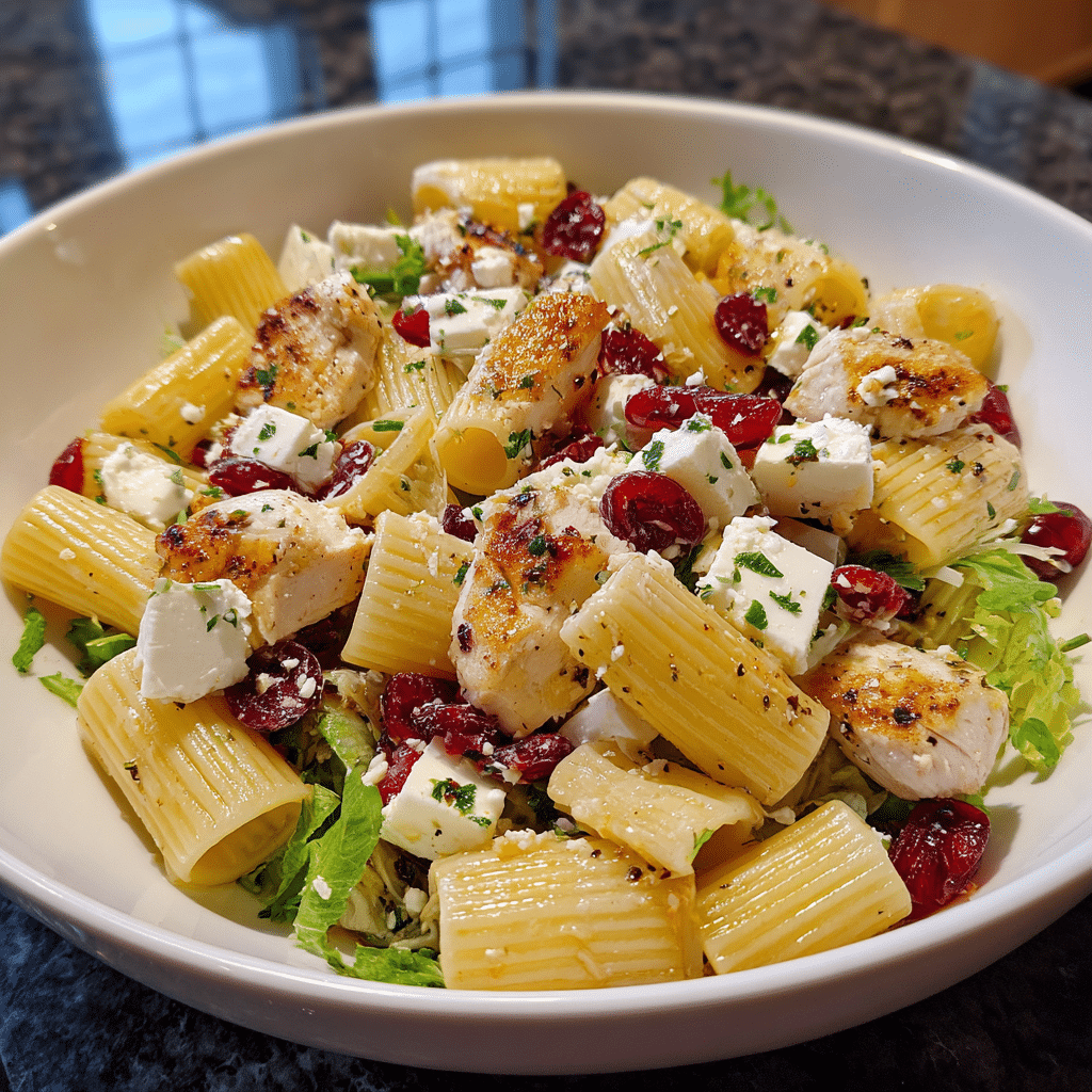 Cranberry Rigatoni Salad