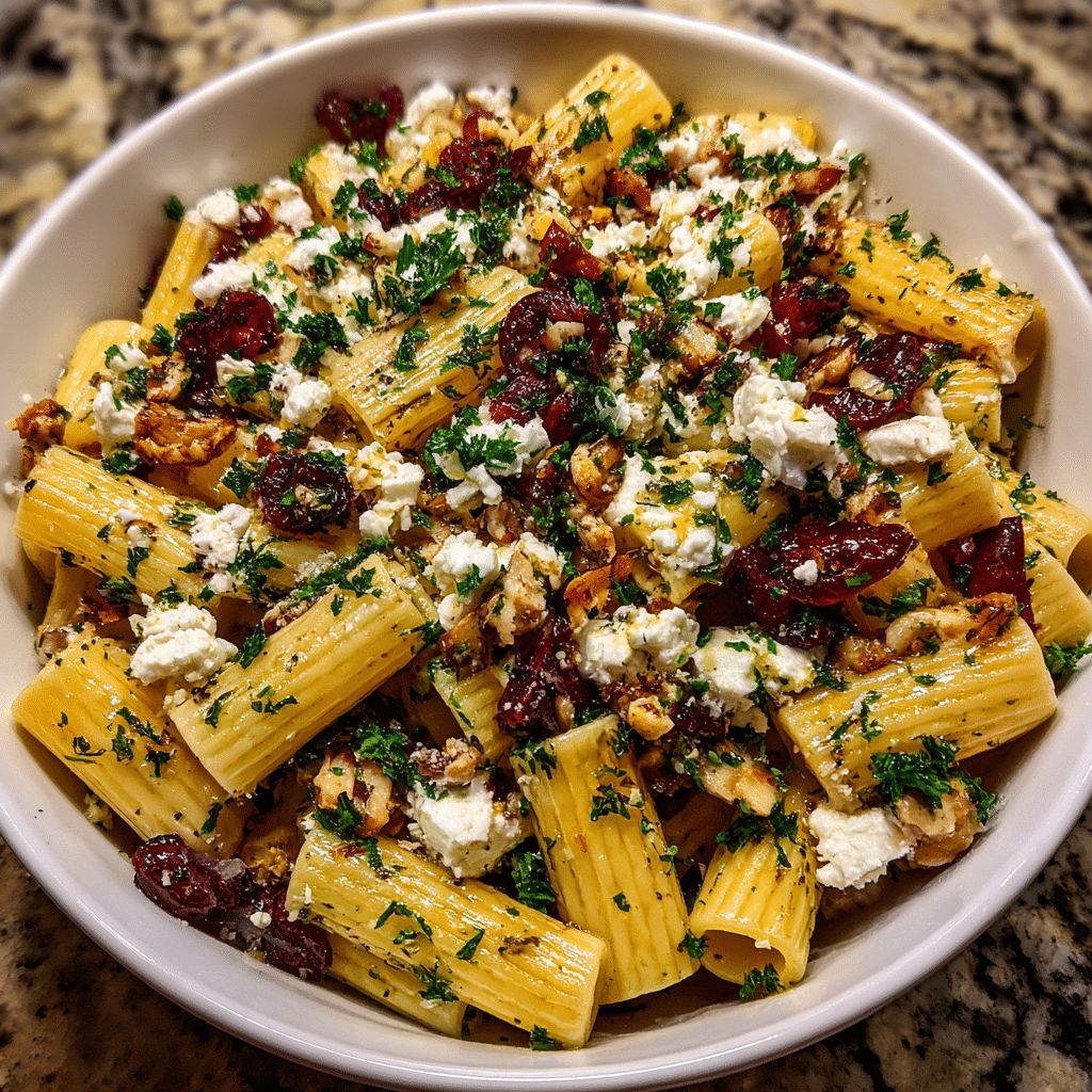 Cranberry Rigatoni Salad