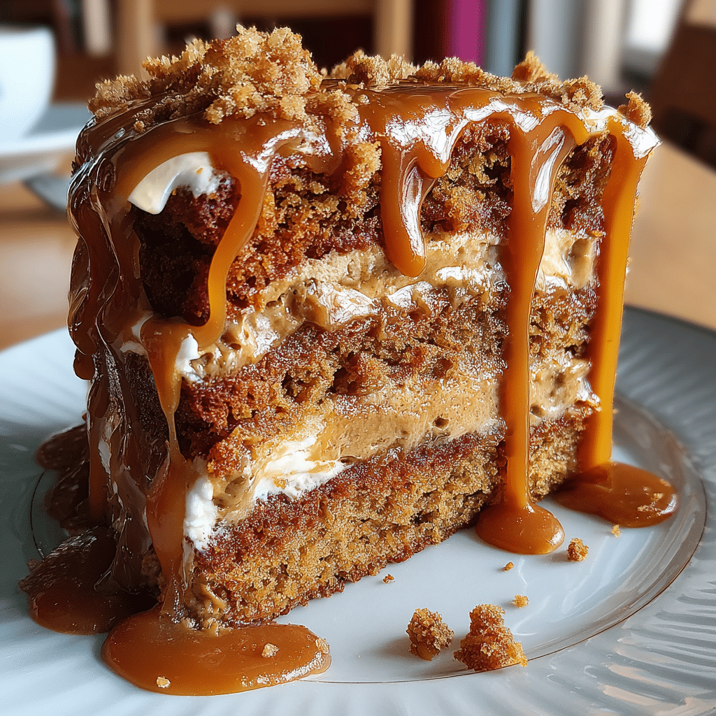 Gooey Coffee Caramel Cake