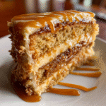 Gooey Coffee Caramel Cake