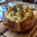 Stuffed Seafood Bread Bowl