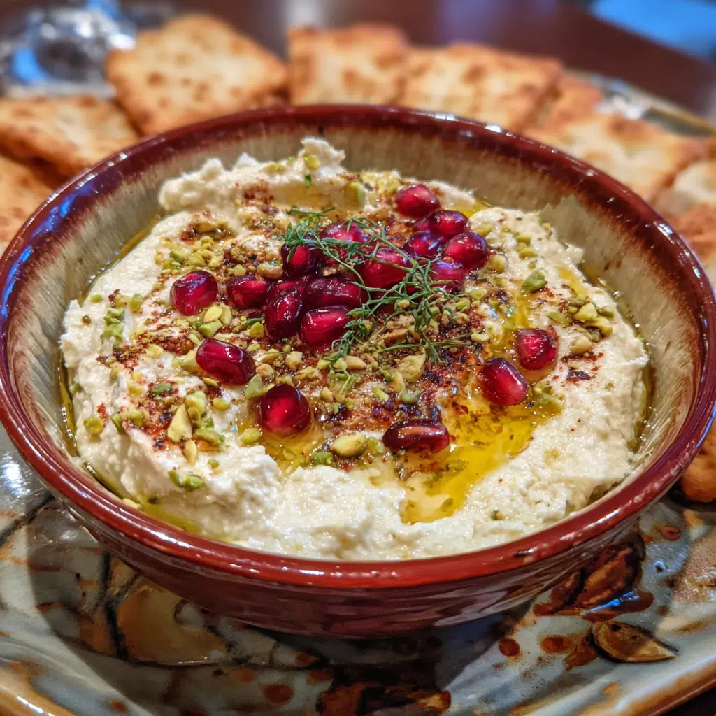 Pomegranate Pistachio Feta Dip