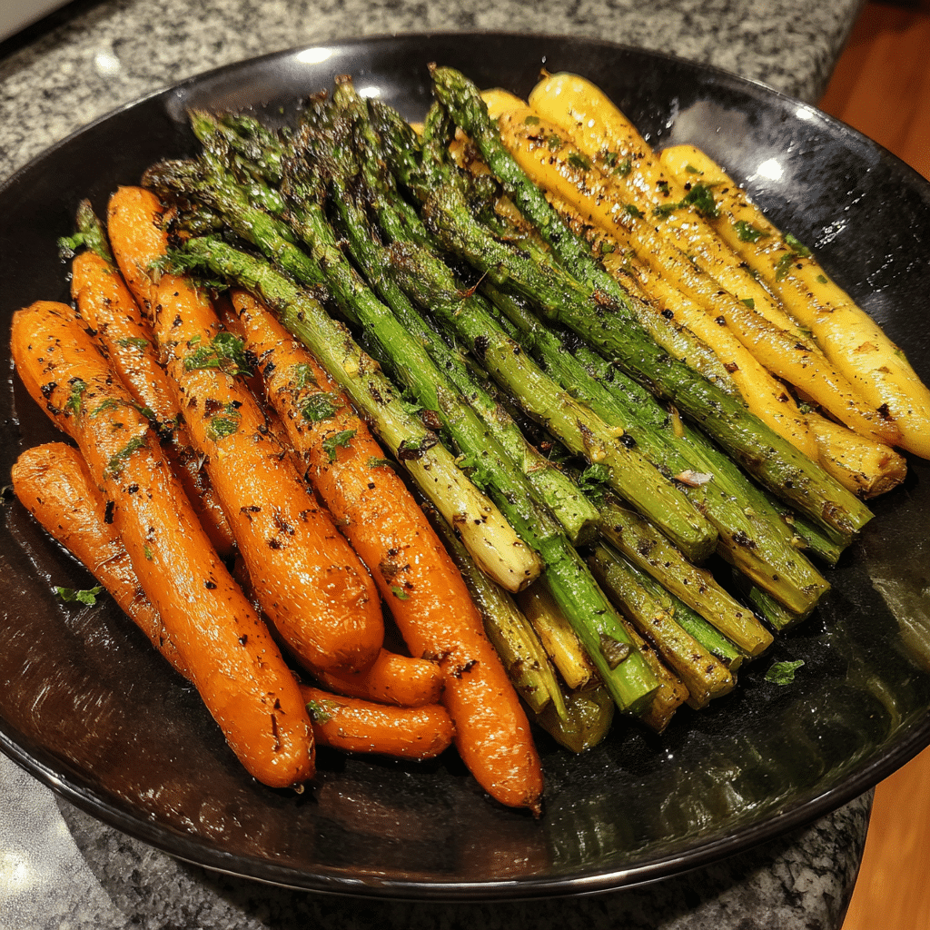 Roasted Asparagus & Carrots