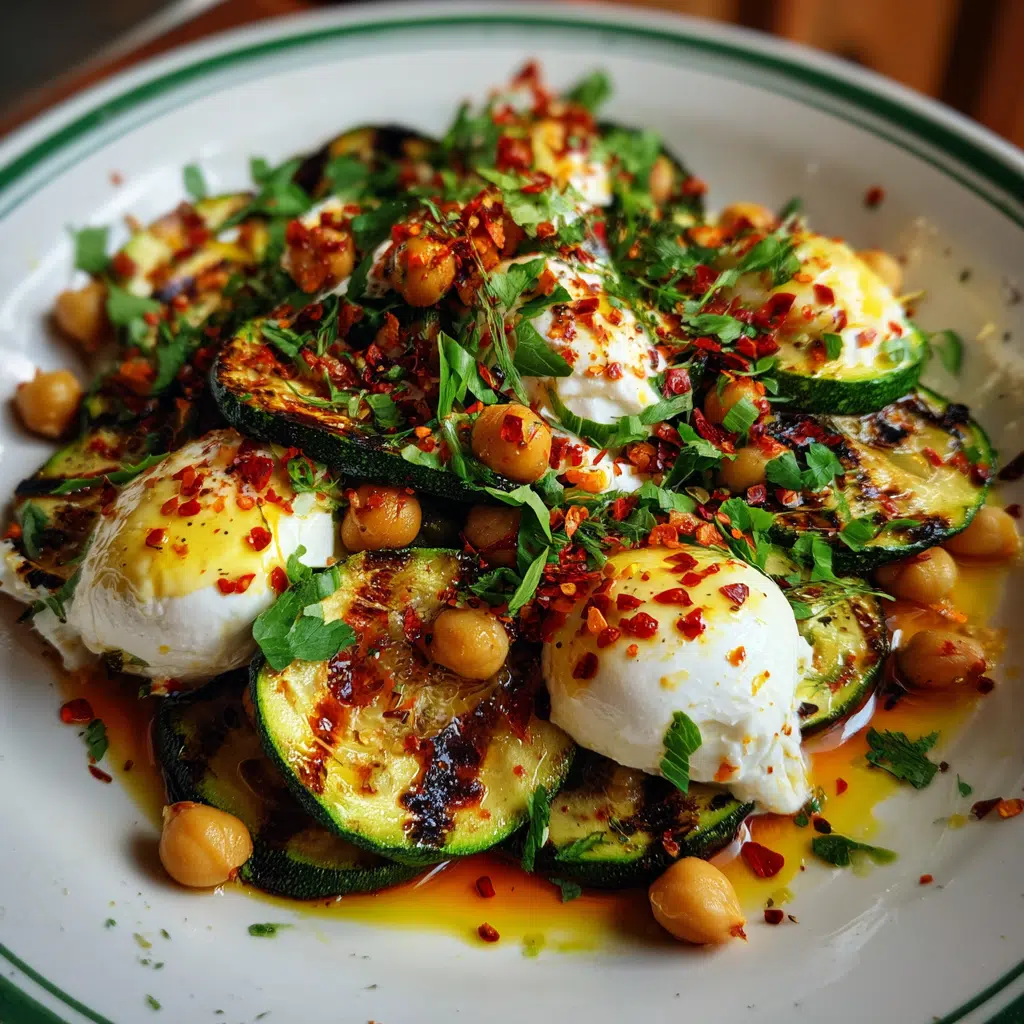 Tory Grilled Zucchini Chickpea Salad 