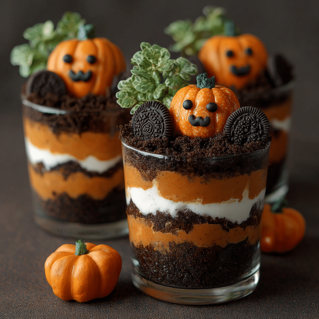 Pumpkin Patch Dirt Cups