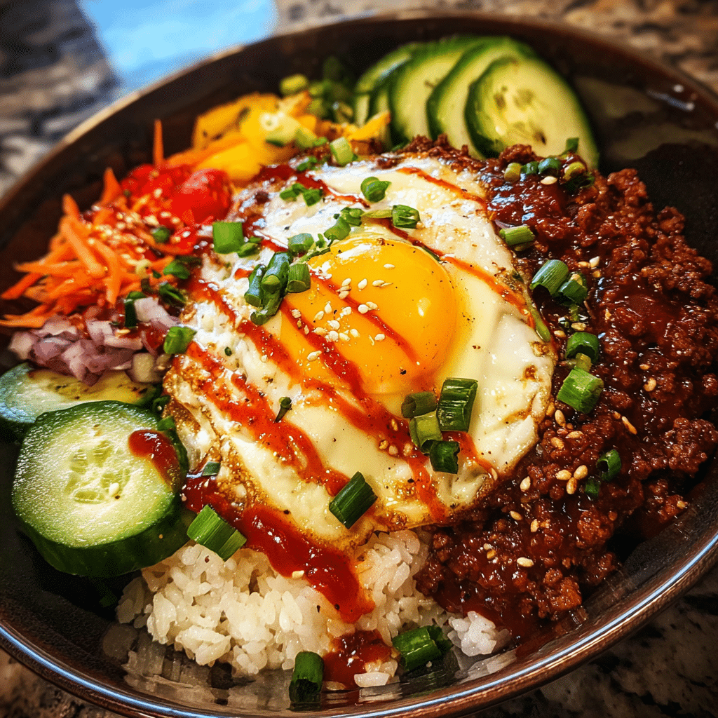 Korean Ground Beef Bowl