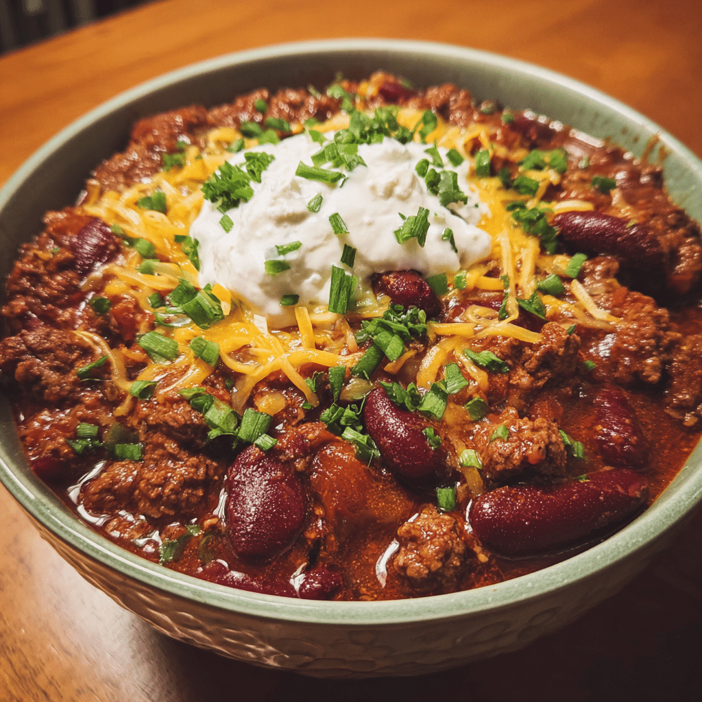 Slow Cooker Beef Chili