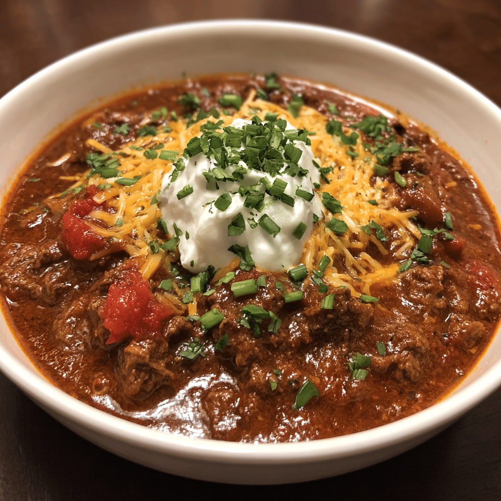 Slow Cooker Beef Chili