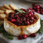 Baked Brie with Cranberries