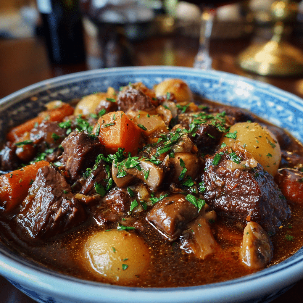 Beef Bourguigno