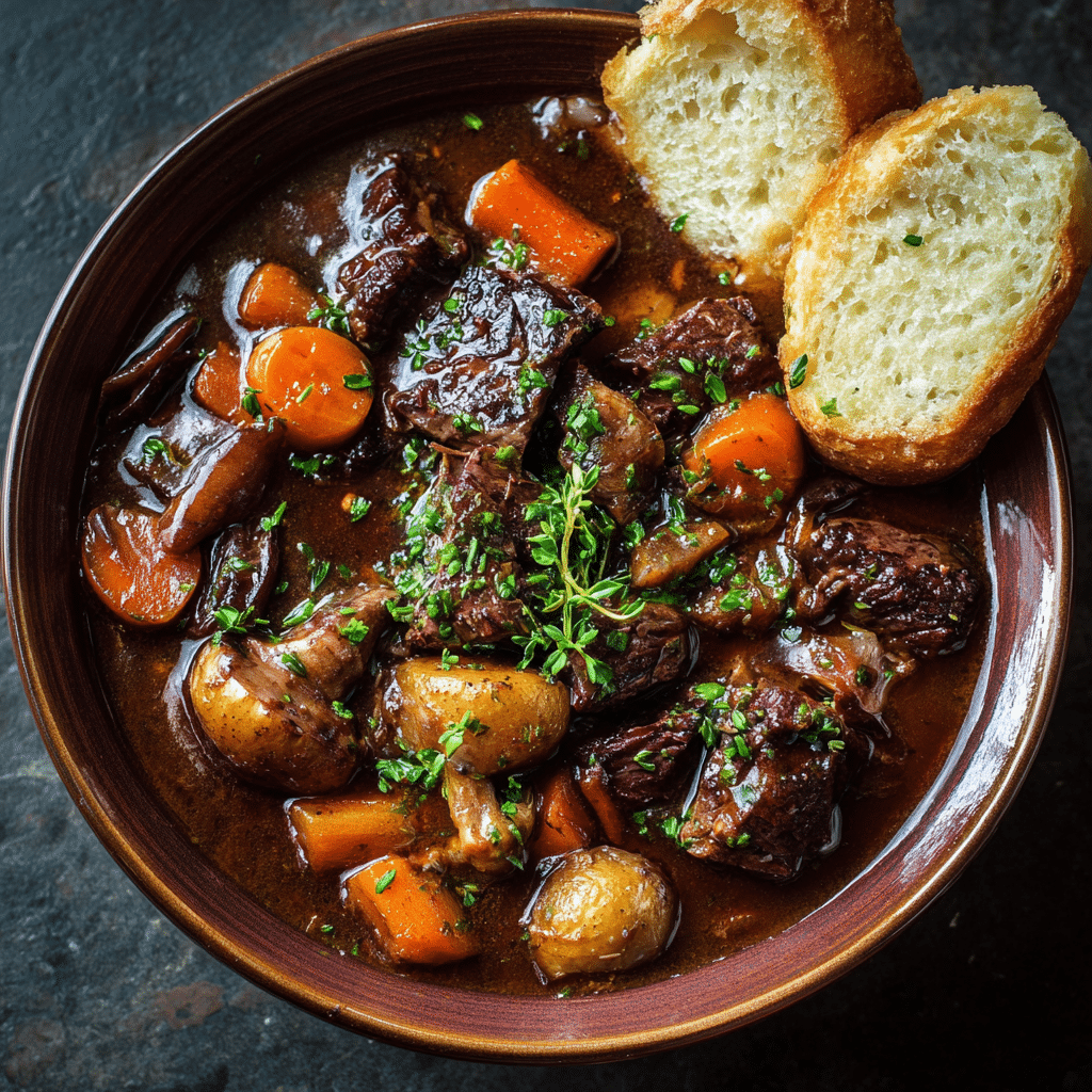 Beef Bourguigno
