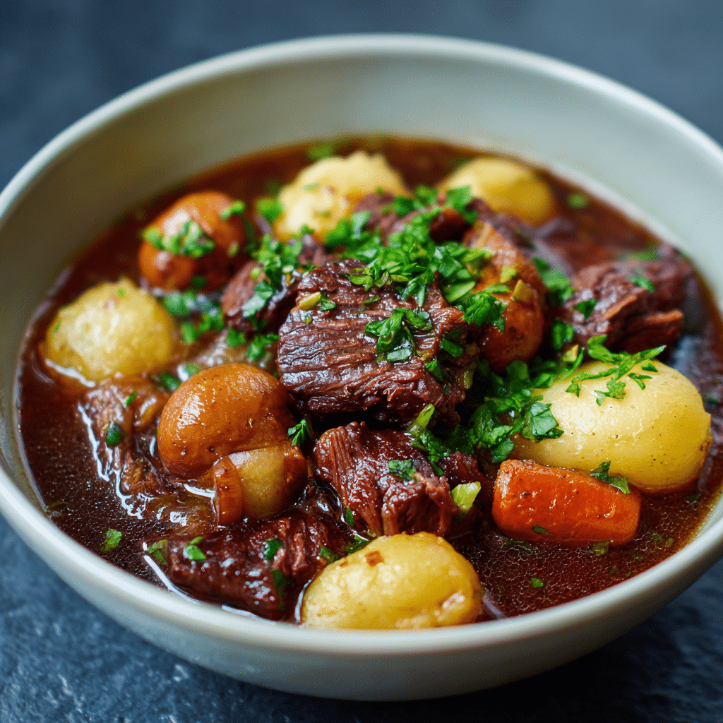 Beef Bourguigno