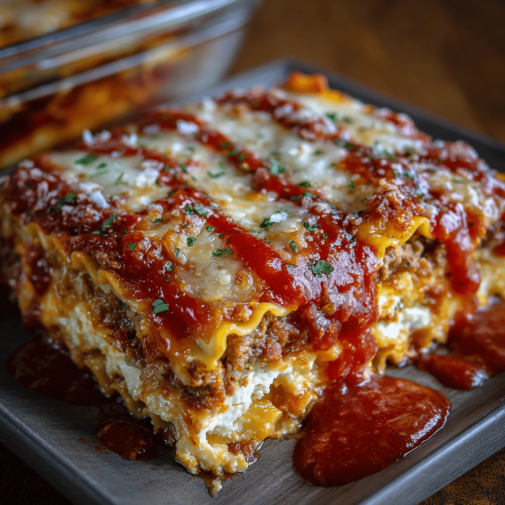 Bloody Vampire Lasagna