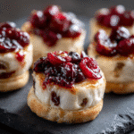 Cranberry Brie Bites Recipe