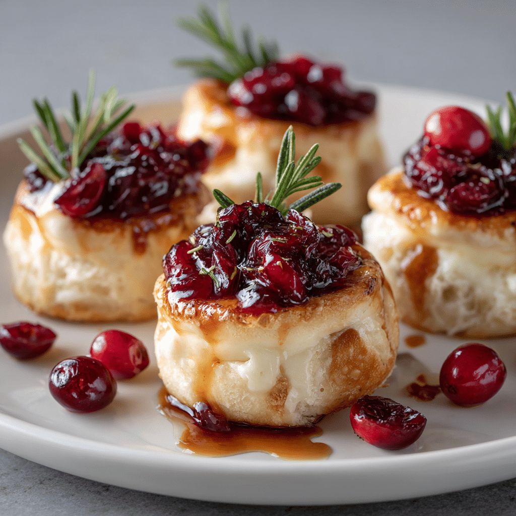 Cranberry Brie Bites Recipe