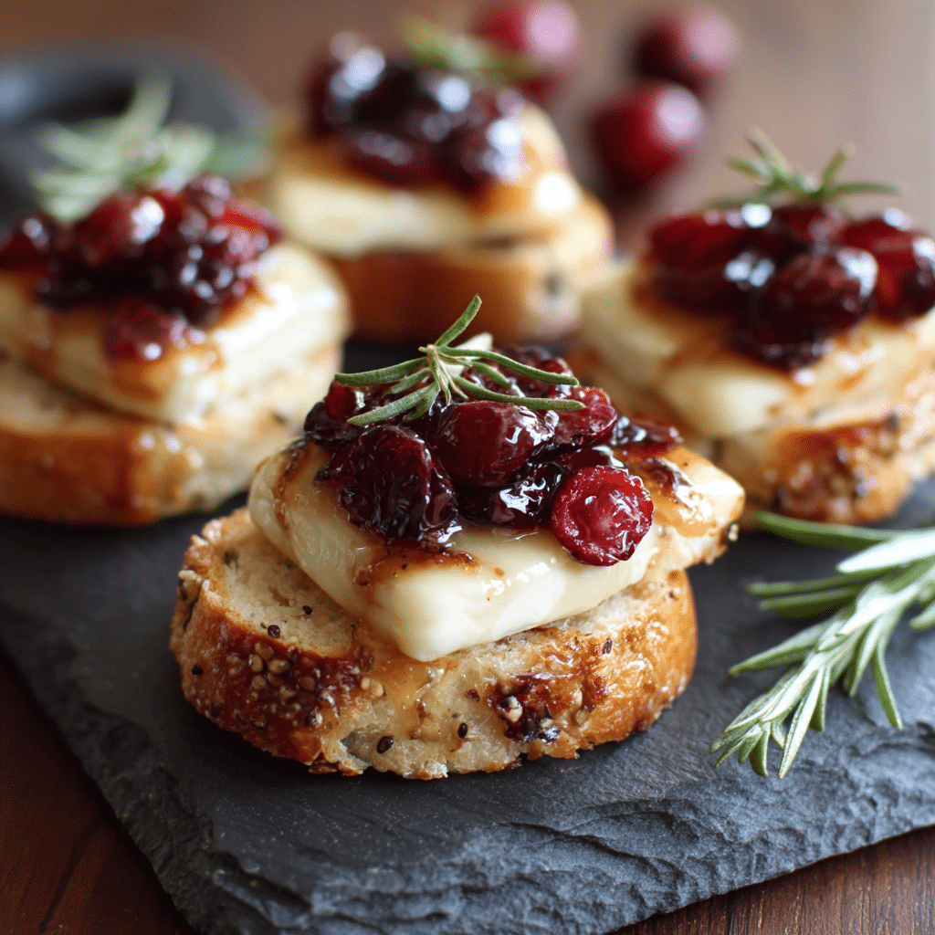 Cranberry Brie Bites Recipe