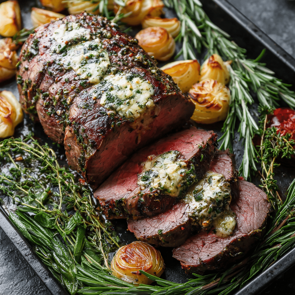 Garlic Herb Butter Beef