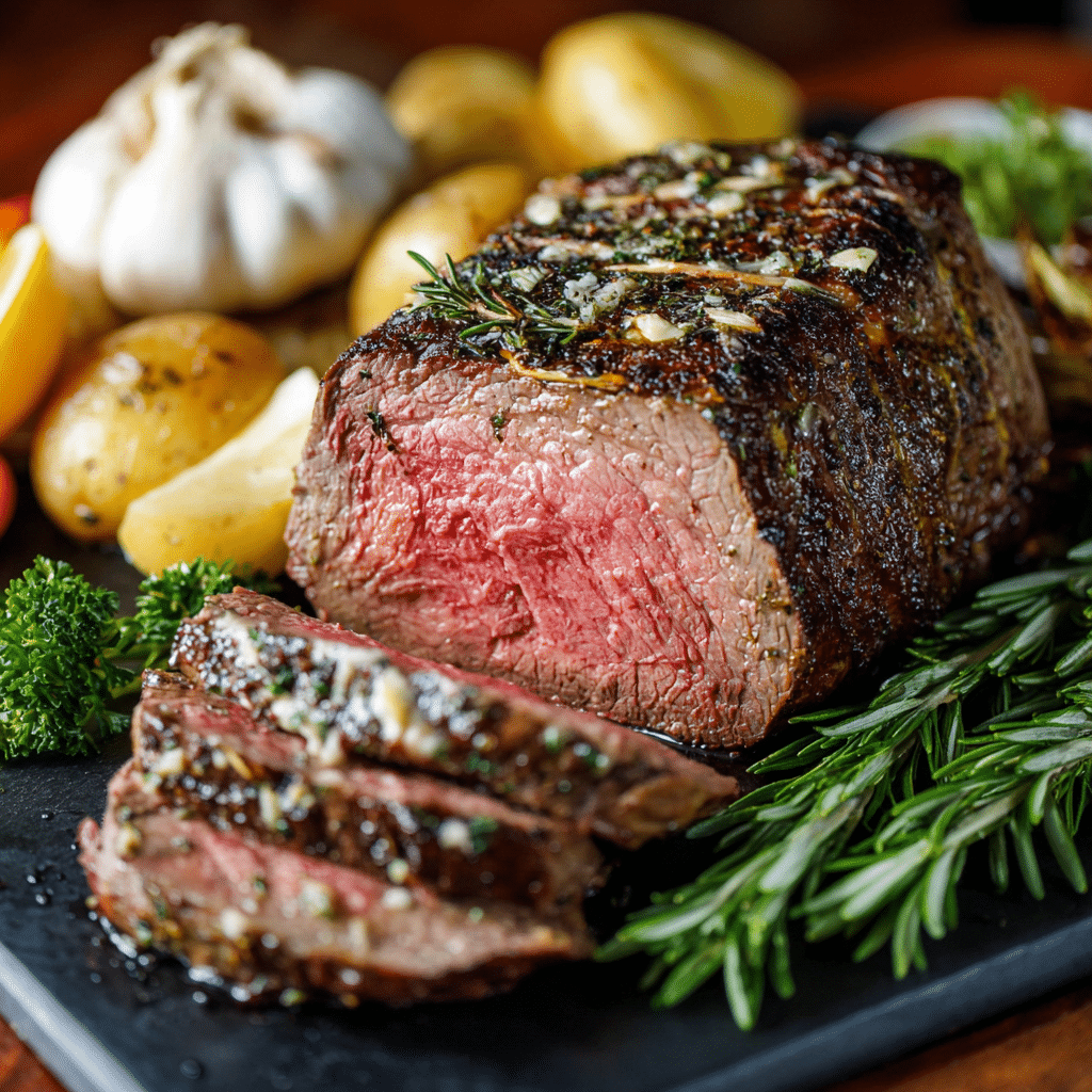 Garlic Herb Butter Beef