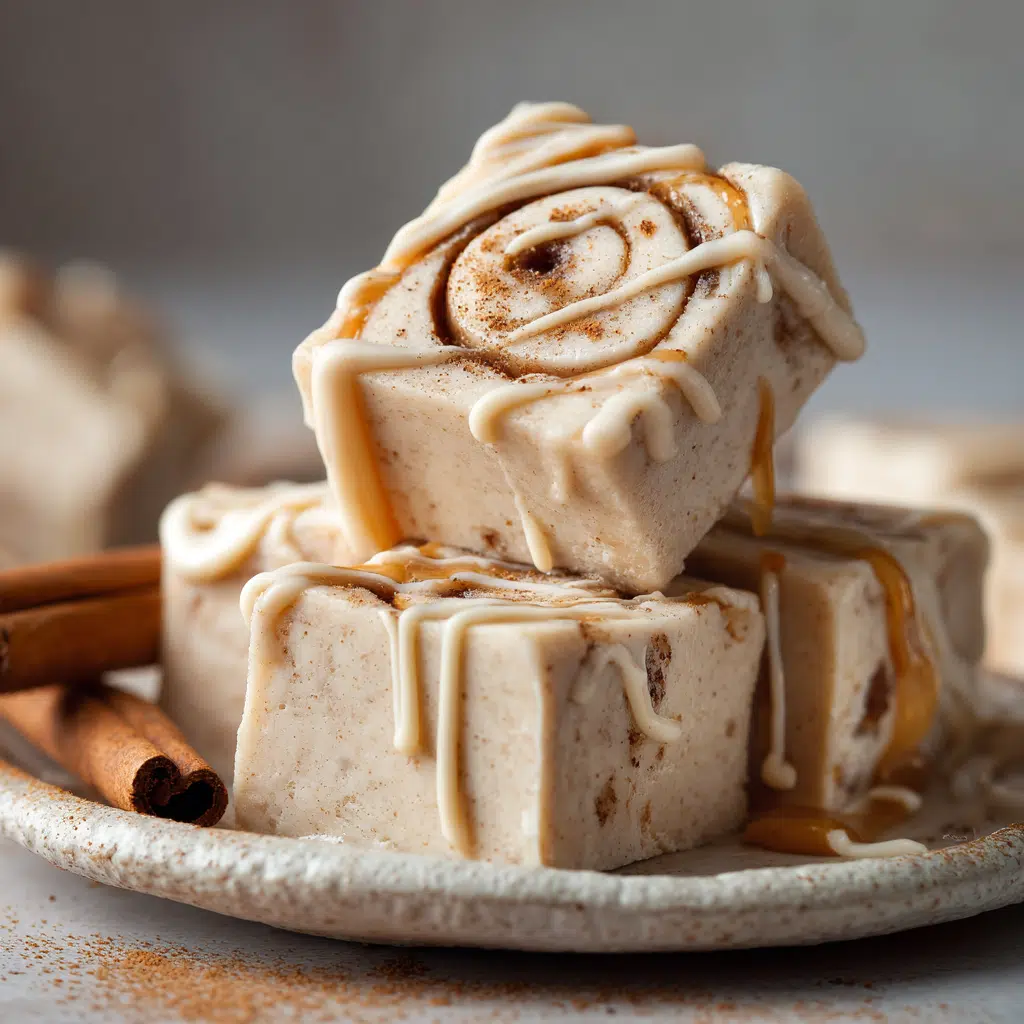 Homemade Cinnamon Roll Fudge