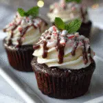 Moist Chocolate Peppermint Cupcakes