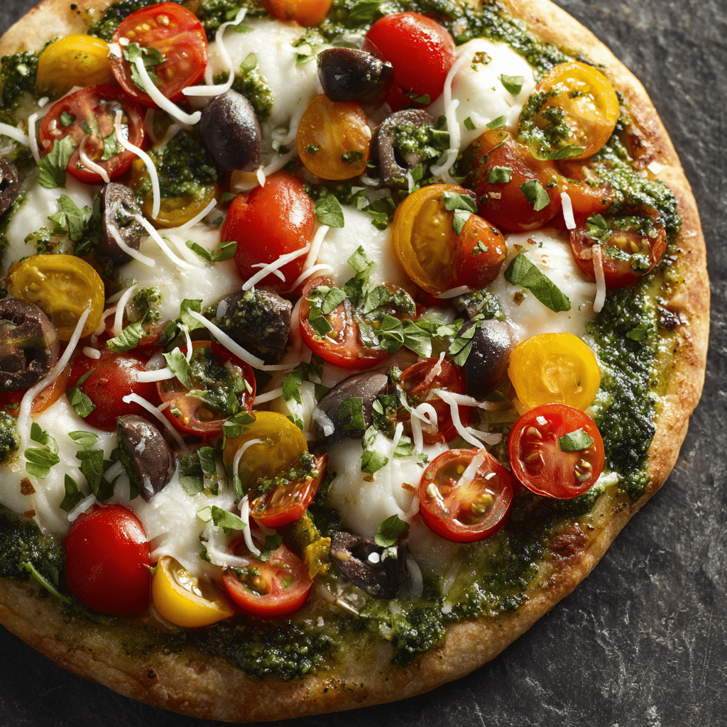 Witch’s Brew Pesto Pizza