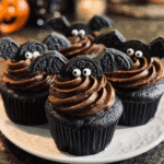 Spooky Bat Cupcakes