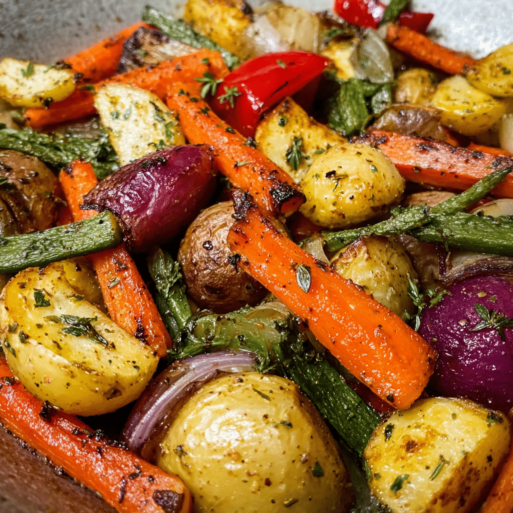 Garlic Roasted Vegetables