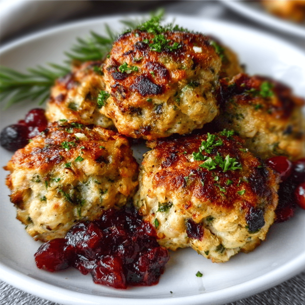 Turkey Stuffing Balls