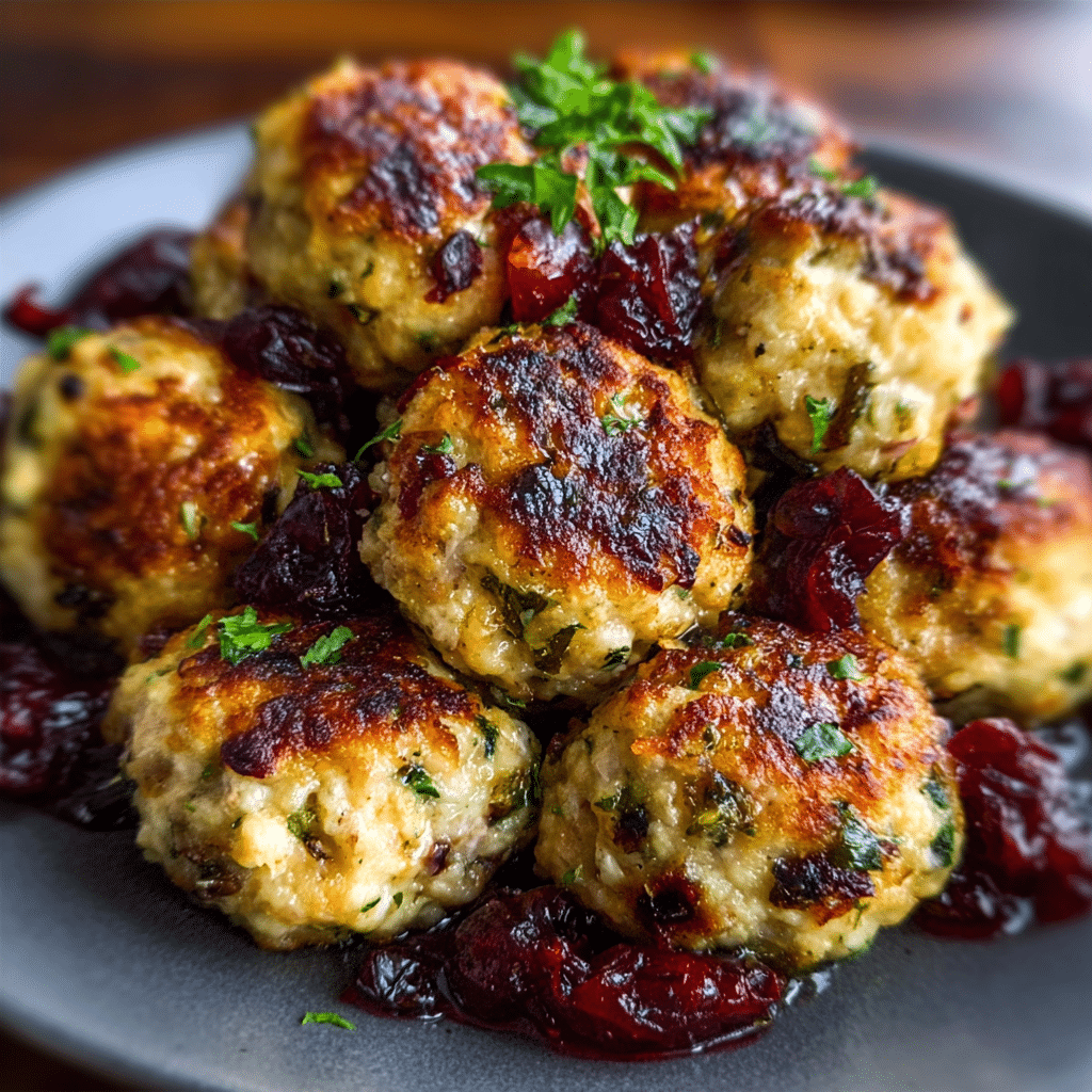 Turkey Stuffing Balls
