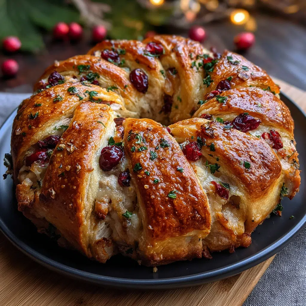 Savory Turkey and Cranberry Crescent Ring: 5 Steps to Wow!