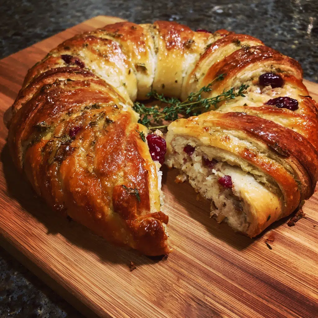 Savory Turkey and Cranberry Crescent Ring: 5 Steps to Wow!