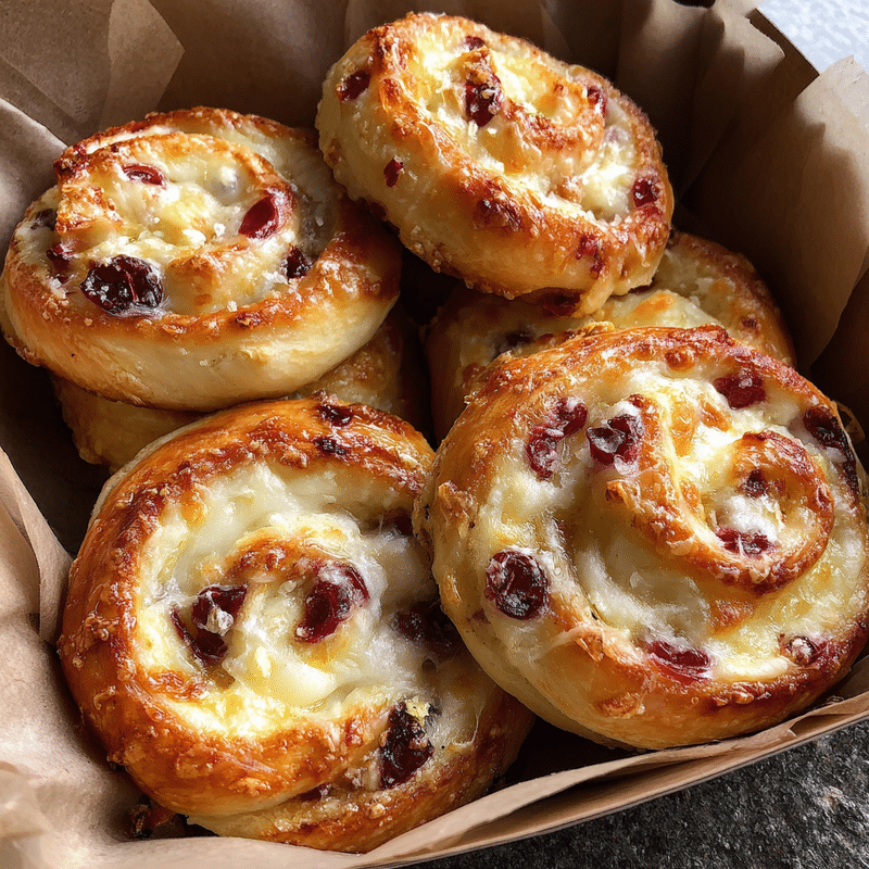 Cranberry Cream Cheese Pinwheels: Quick Festive Party Snack!